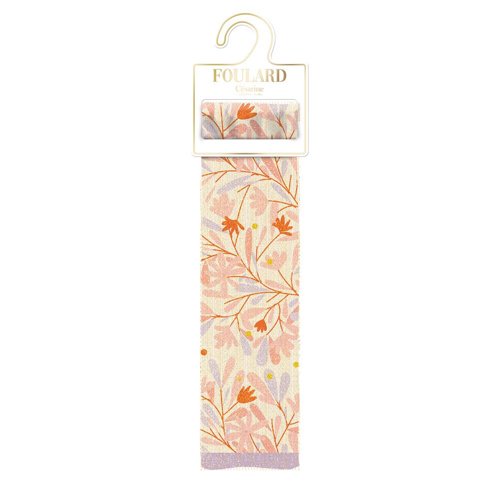 Foulard/pareo pastel a paillettes
