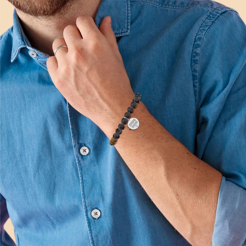 Bracelets medaillon papa 2mods