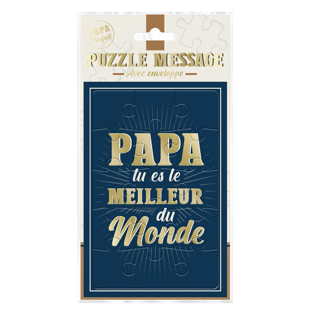 Puzzle message papa