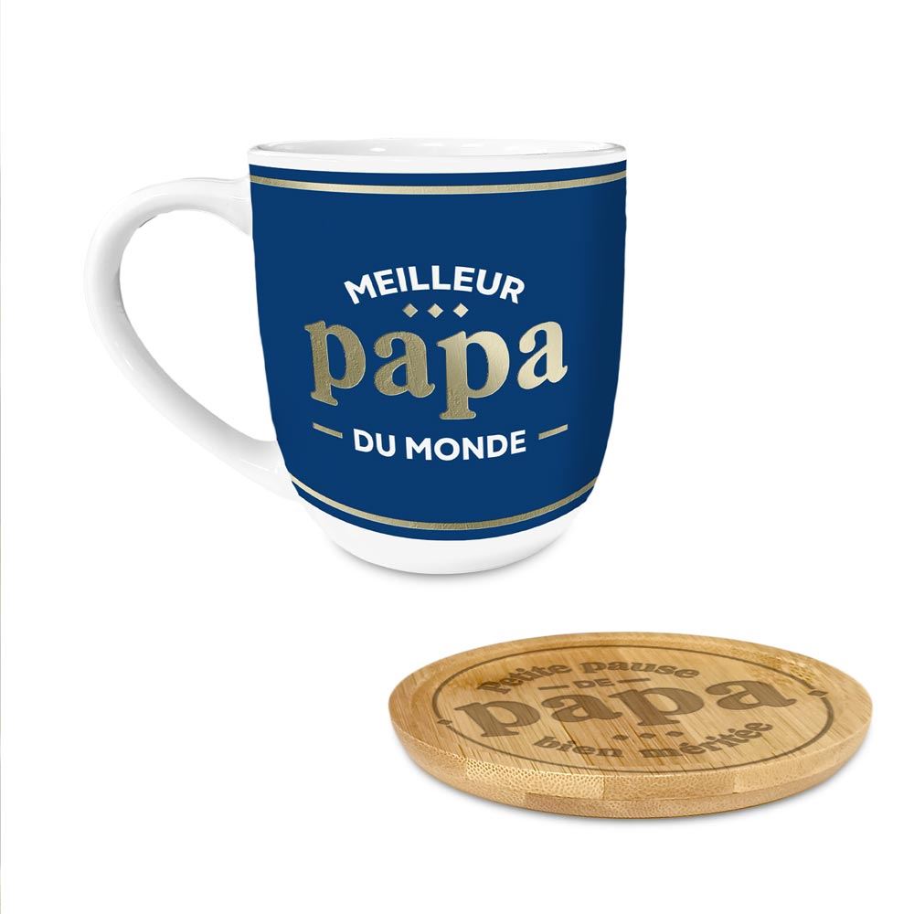 Coffret cadeau tasse meilleur papa