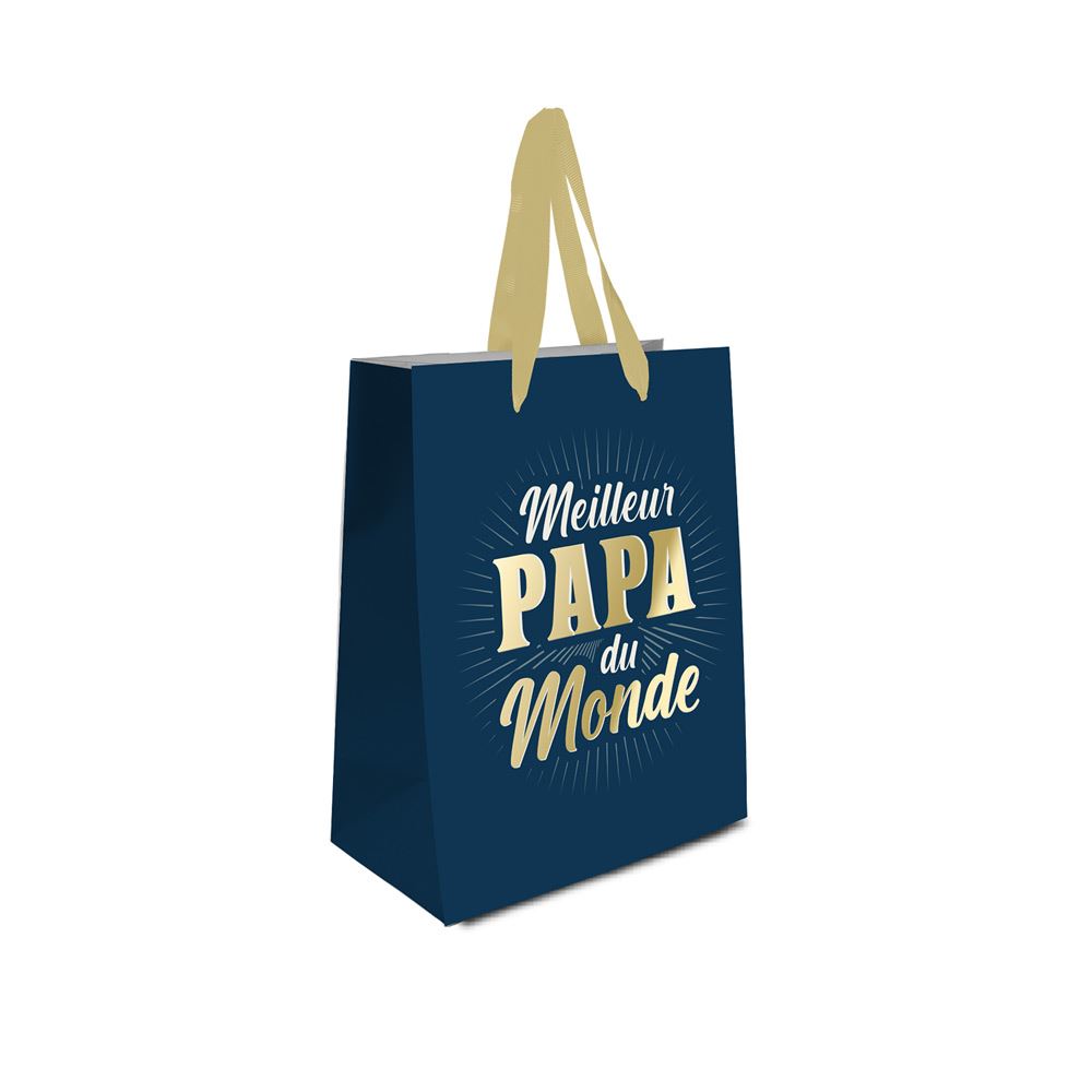 Pochette cadeau meilleur papa mm