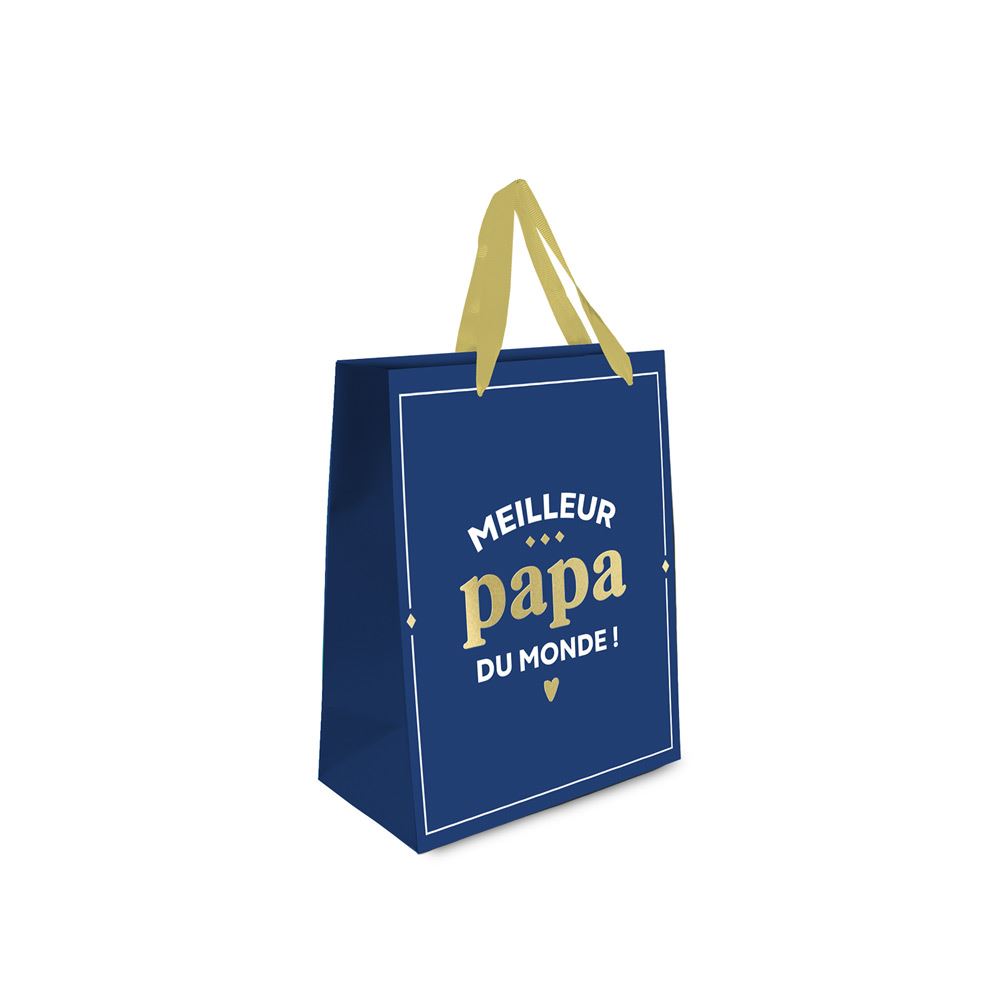 Pochette cadeau meilleur papa mm