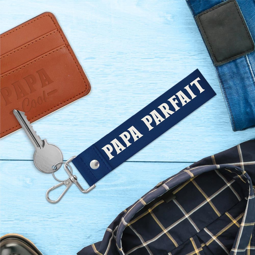 Porte cles laniere meilleur papa