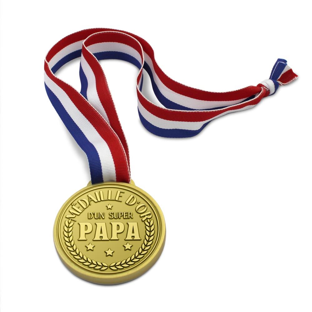 Medaille d or super papa