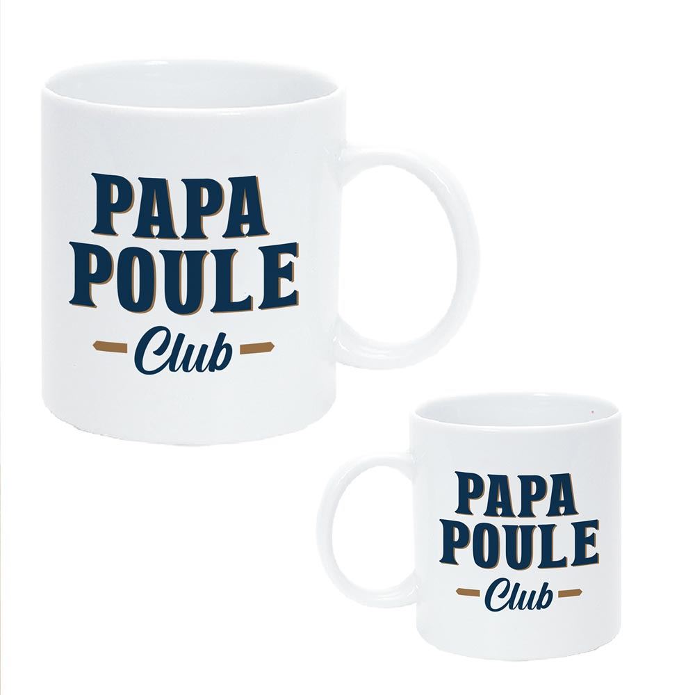 Mug papa poule club