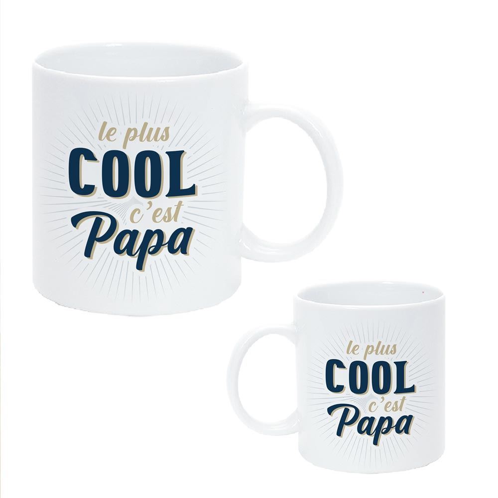 Mug le plus cool c est papa