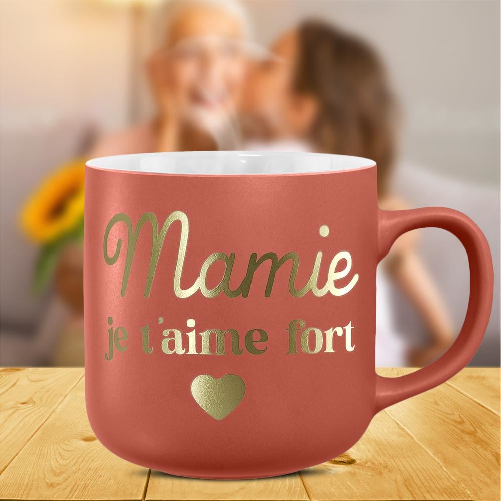 Mug mat mamie je t aime fort