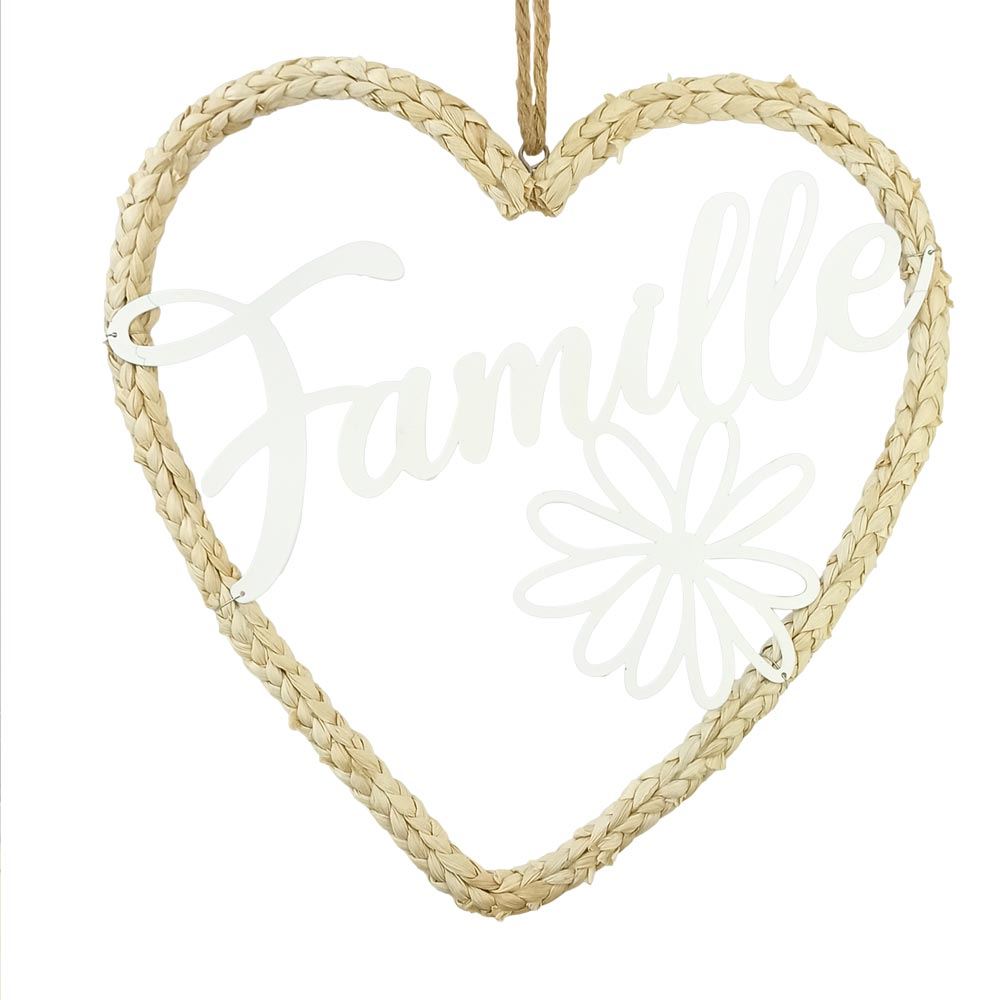 Deco murale cŒur famille