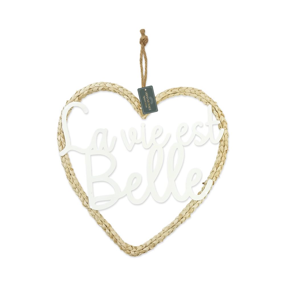 Deco murale cŒur la vie est belle