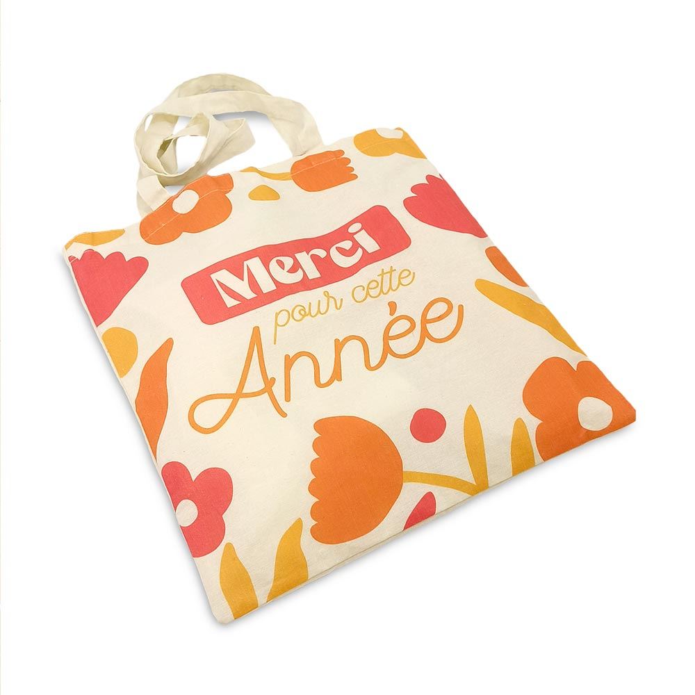 Sac cabas merci pour cette annee