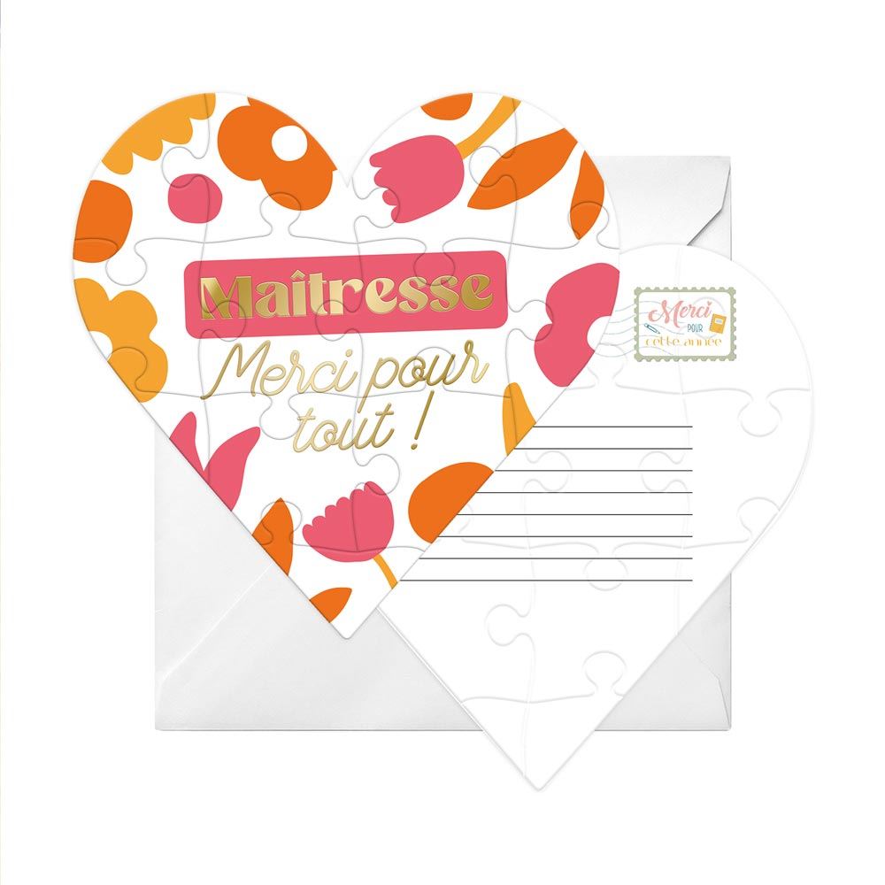 Puzzle affectif maitresse