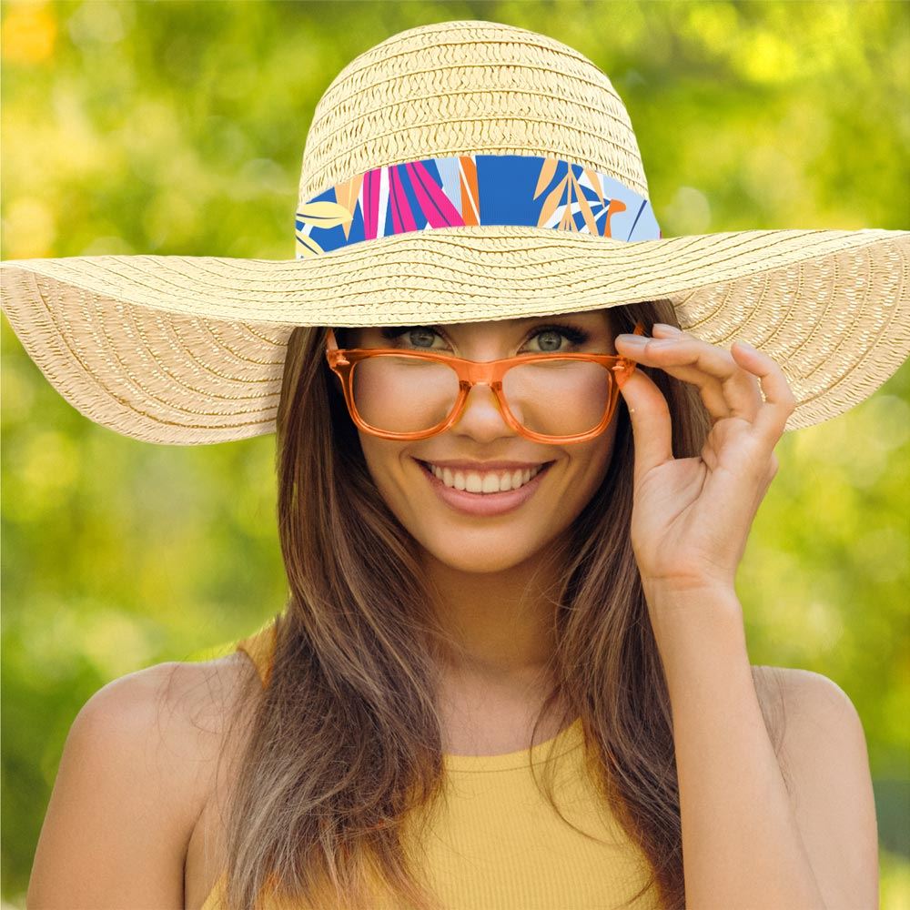 Chapeau bandeau feuillage