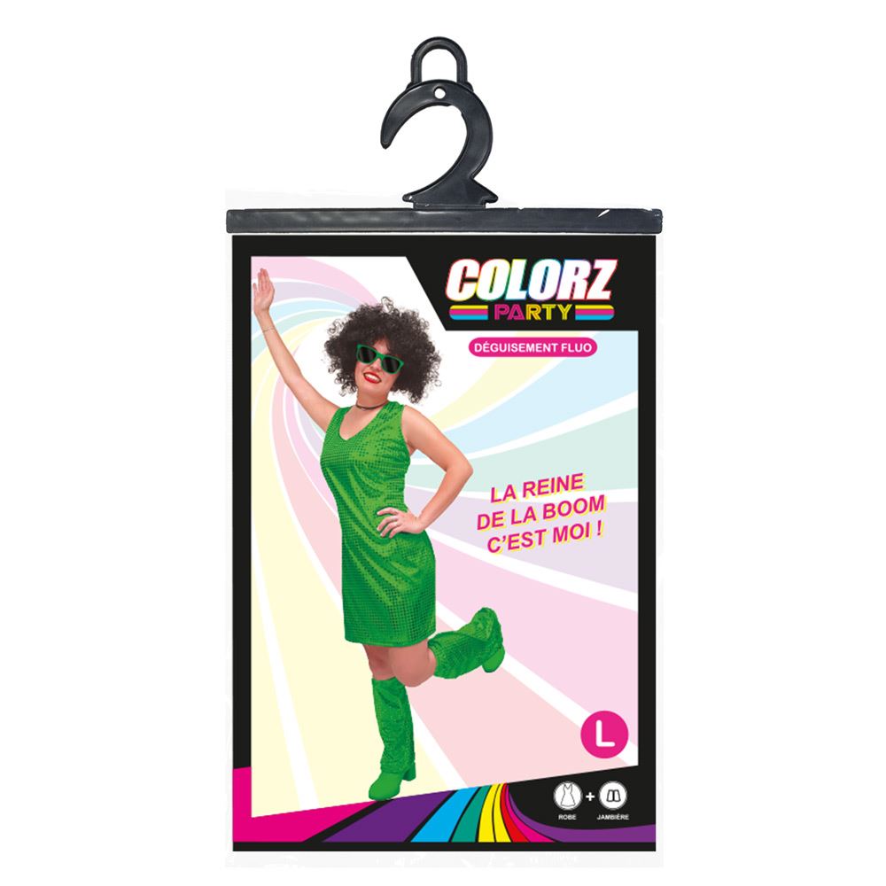 Costume femme colorz vert taille l