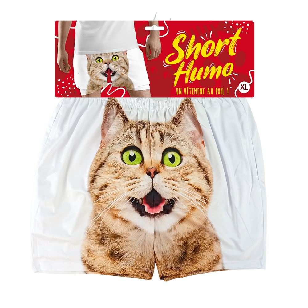 Short humo chat taille xl