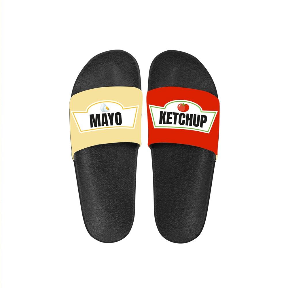 Claquettes duo ketchup/mayo t40-42/43-45
