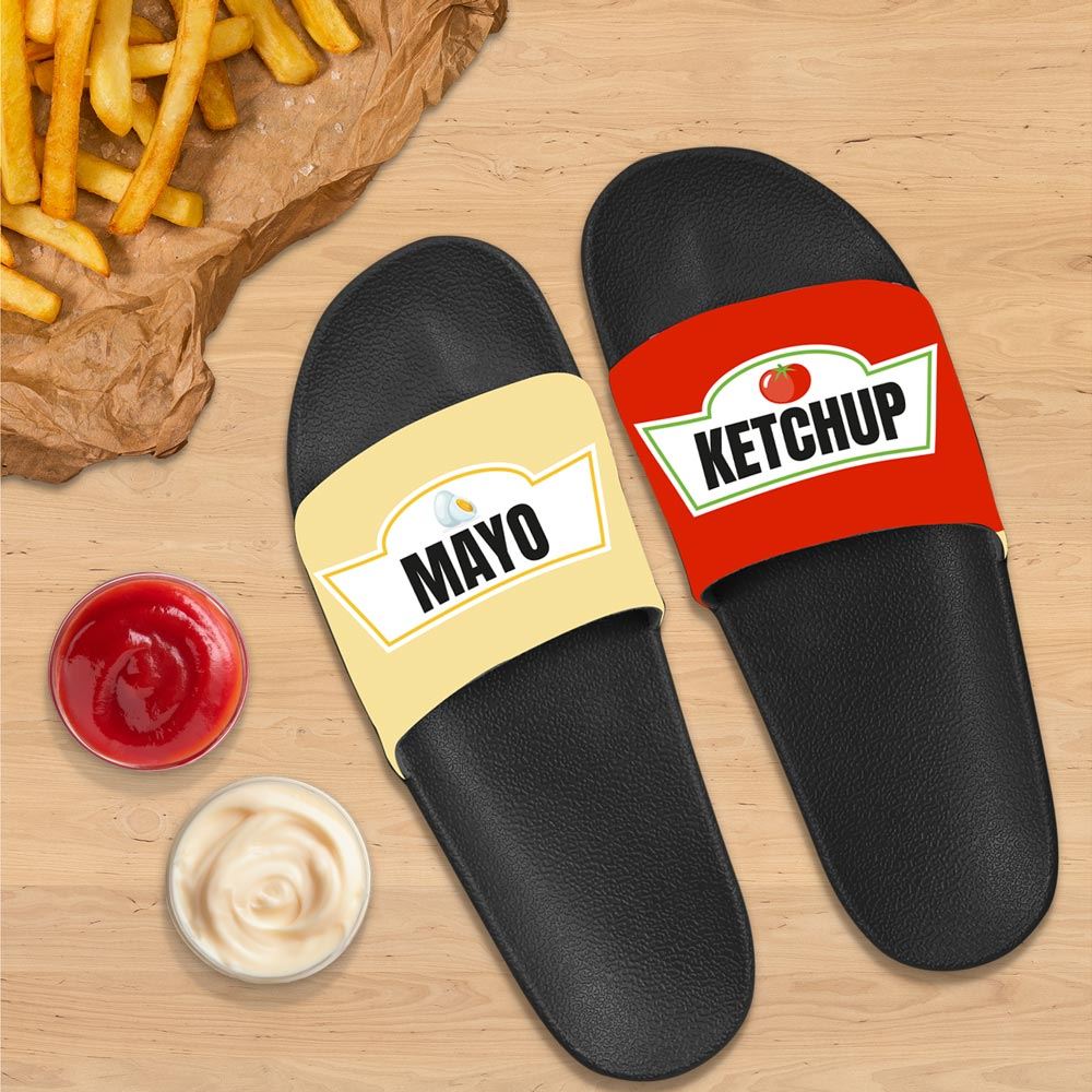 Claquettes duo ketchup/mayo t40-42/43-45
