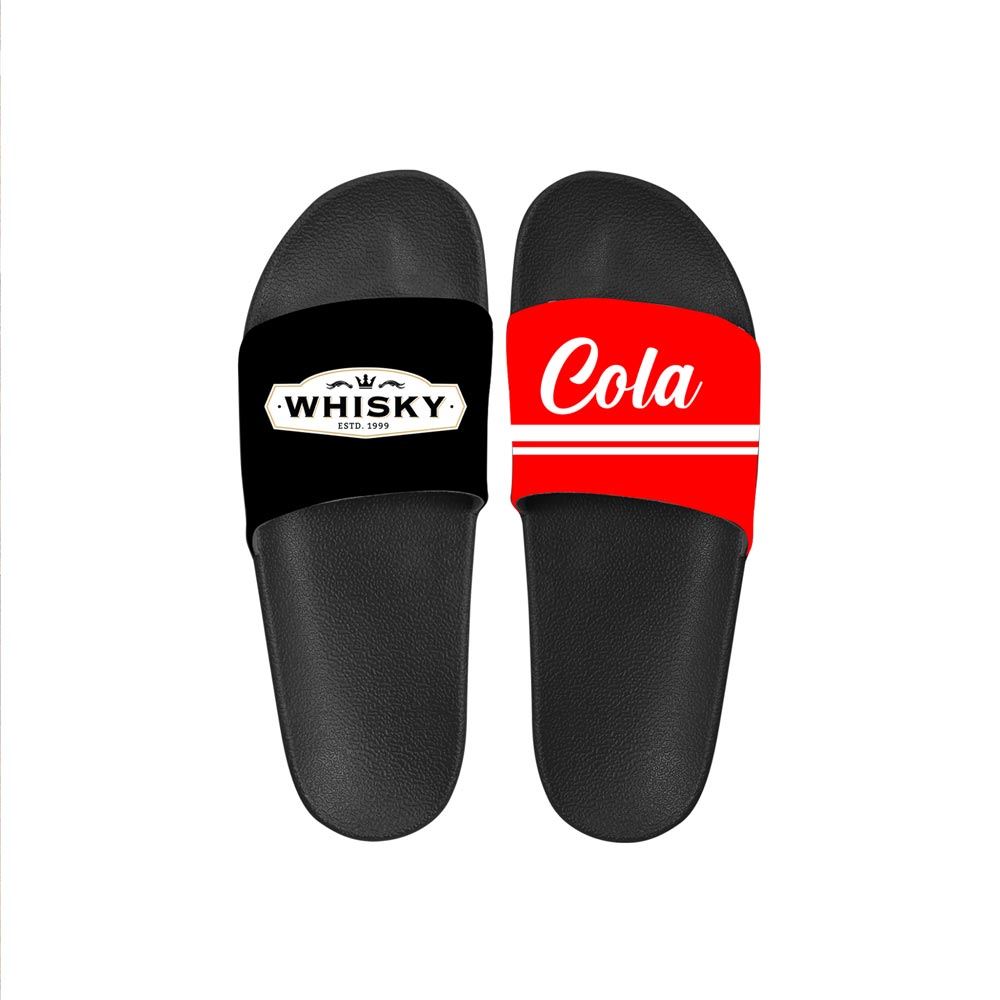 Claquettes duo whisky/cola t40-42/43-45