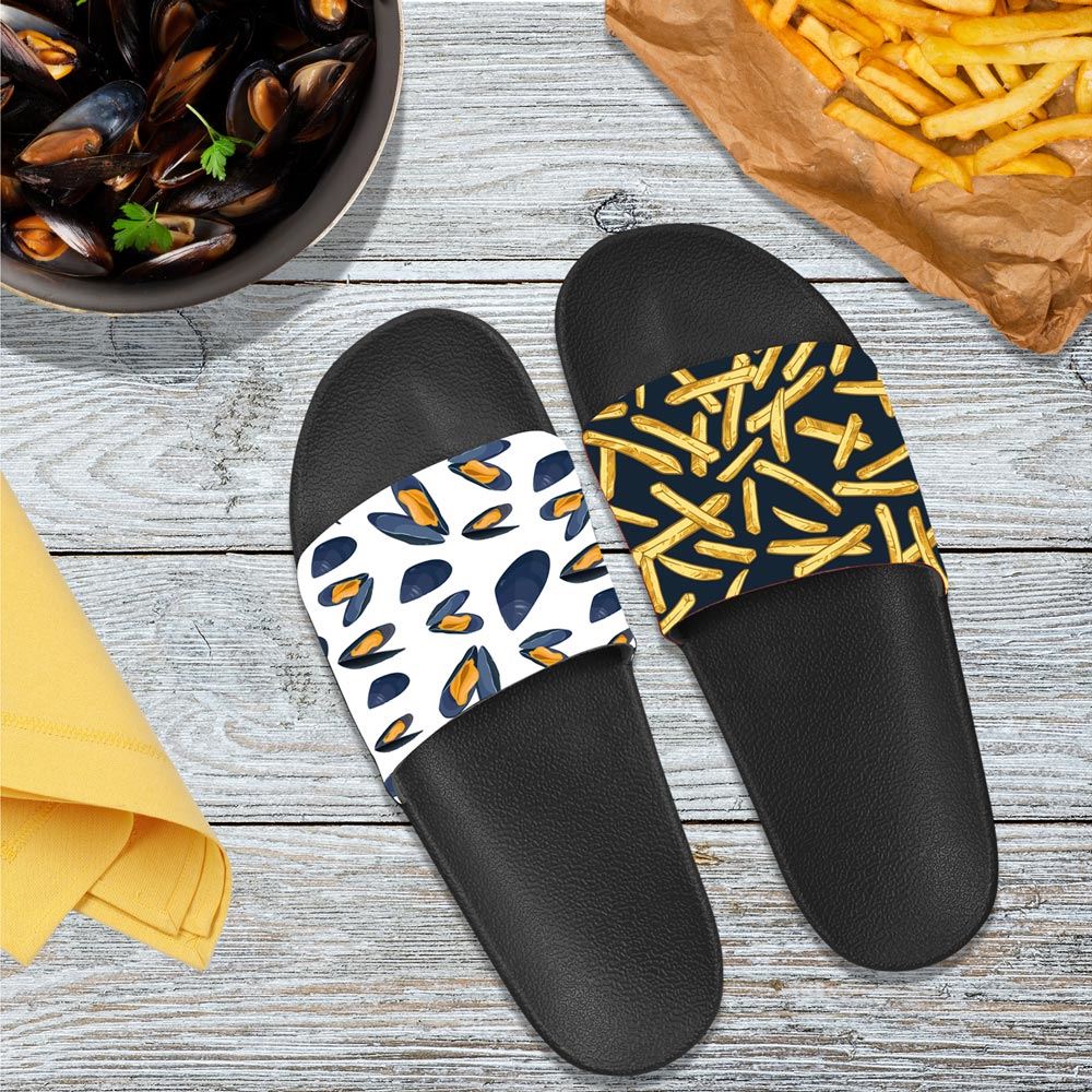 Claquettes duo moule/frite t40-42/43-45