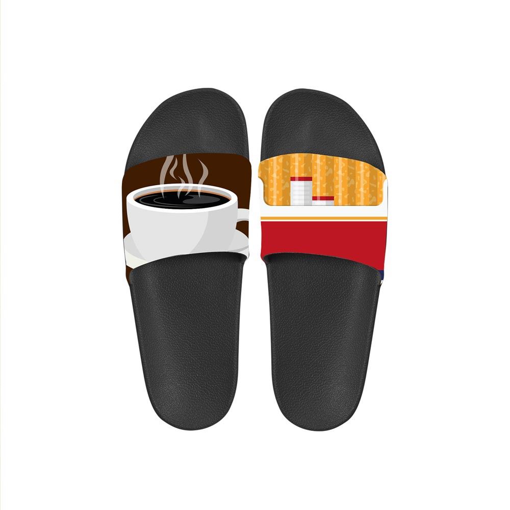 Claquettes duo cafe/clope t40-42/43-45