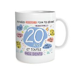 Coffret Cadeau Mug avec Chaussettes 20 ans Homme