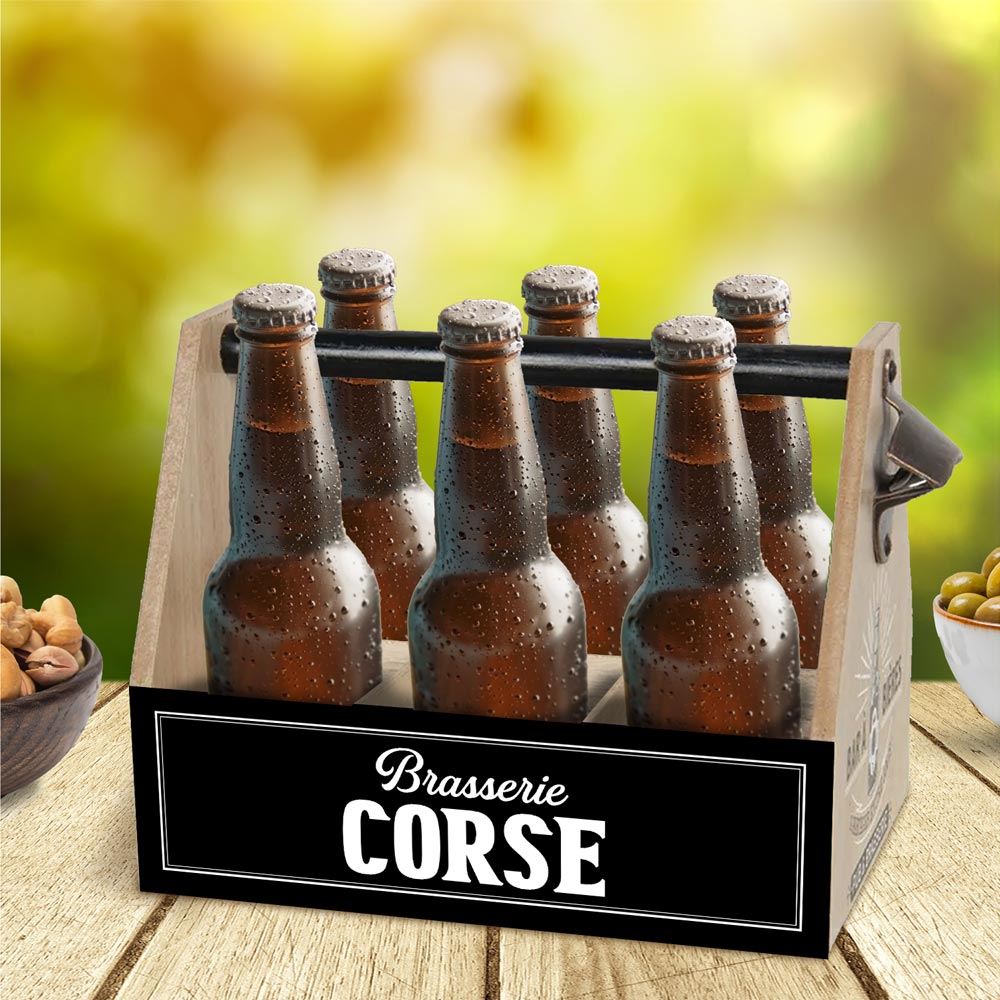 Rack a 6 bieres corse
