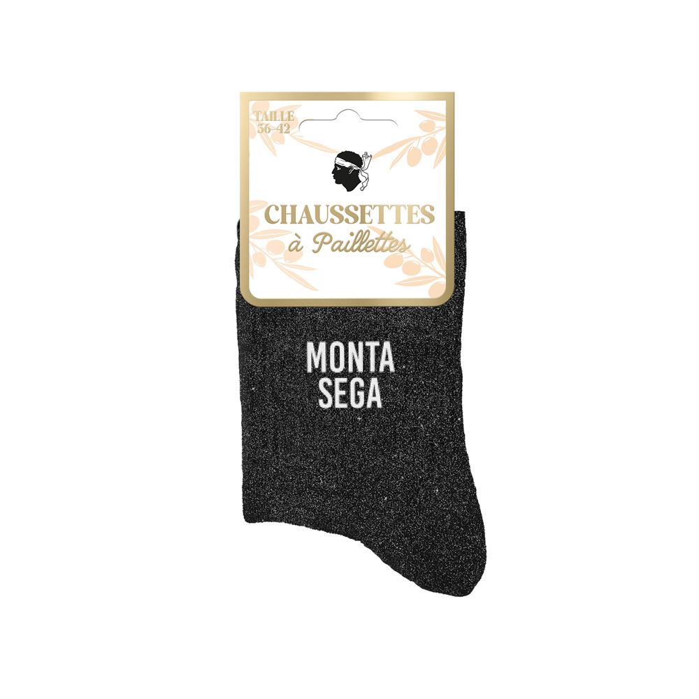 Chaussettes paillettes corsica monta sega
