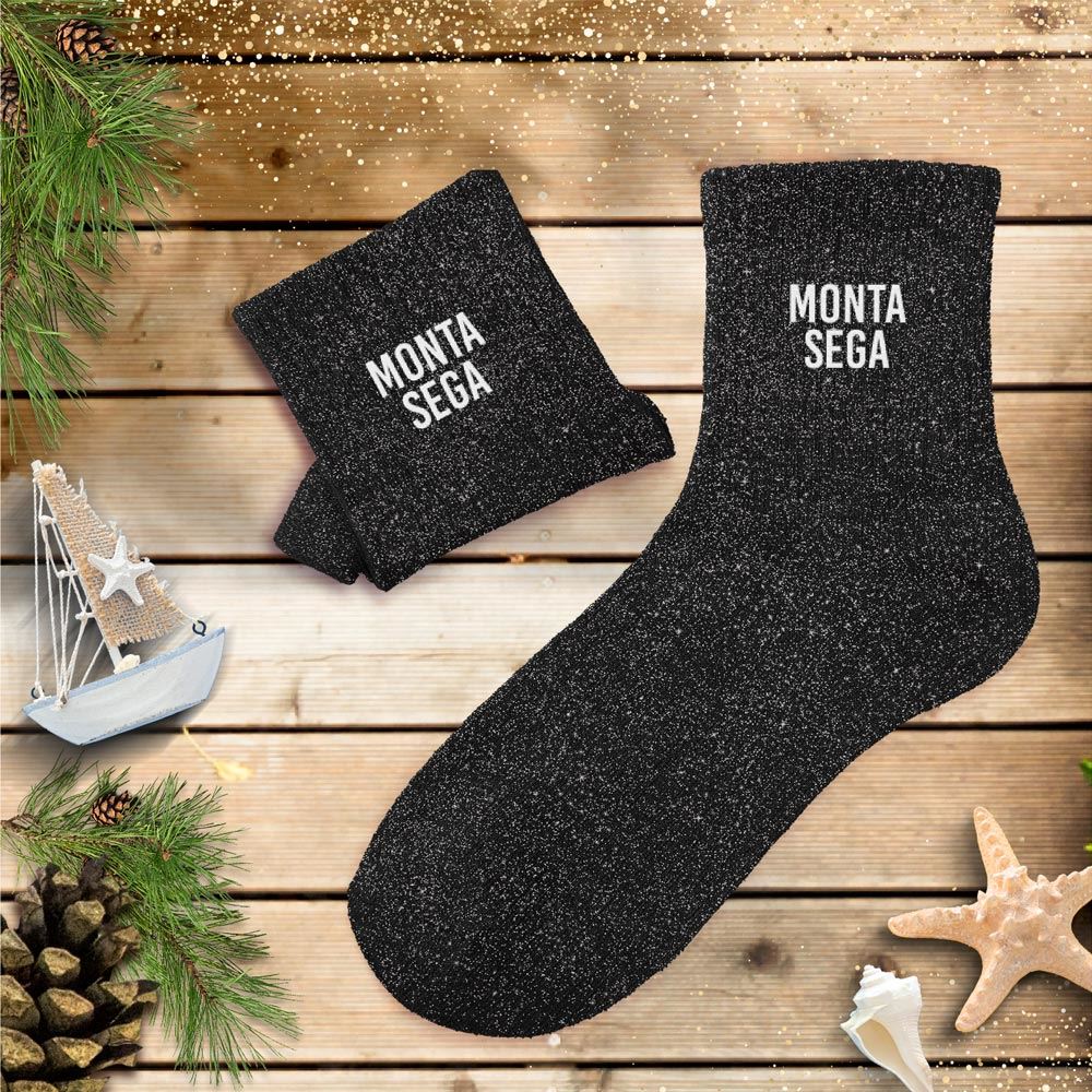 Chaussettes paillettes corsica monta sega