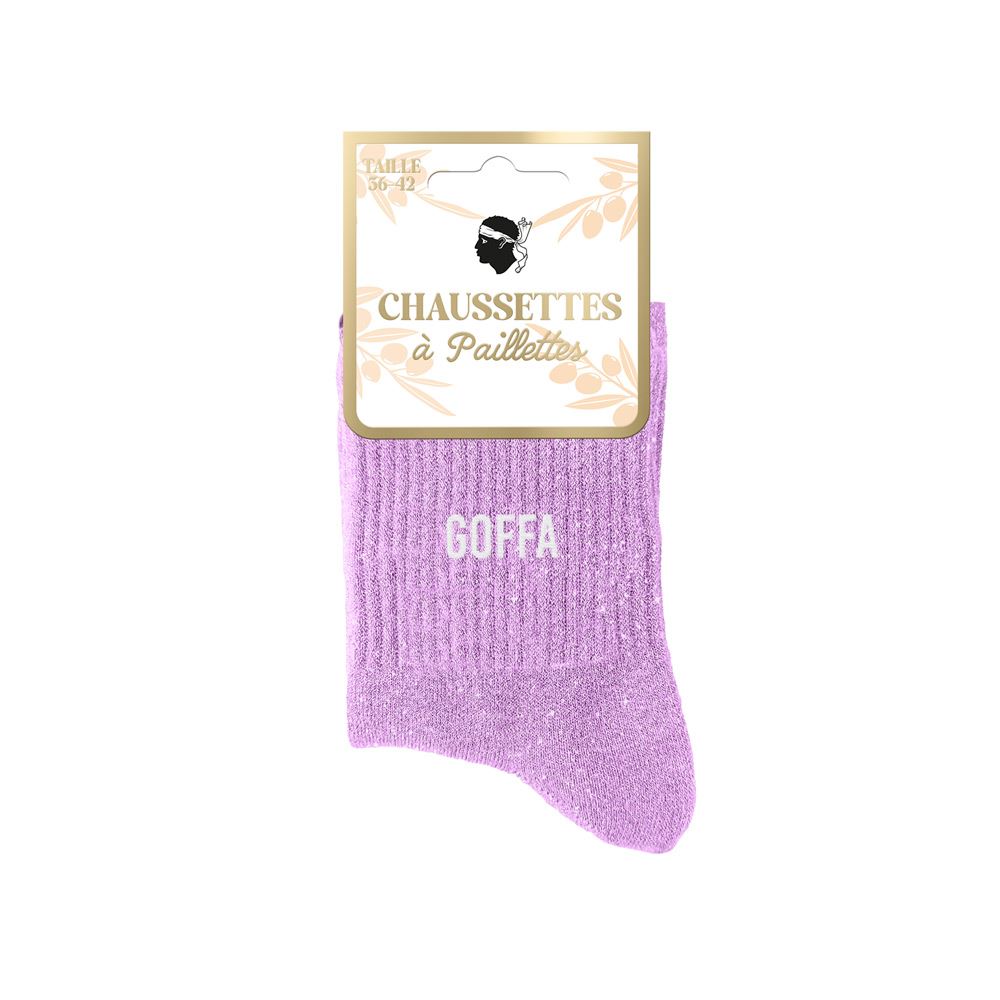 Chaussettes paillettes corsica goffa
