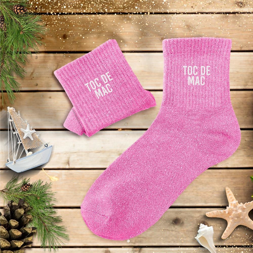 Chaussettes paillettes corsica toc de mac