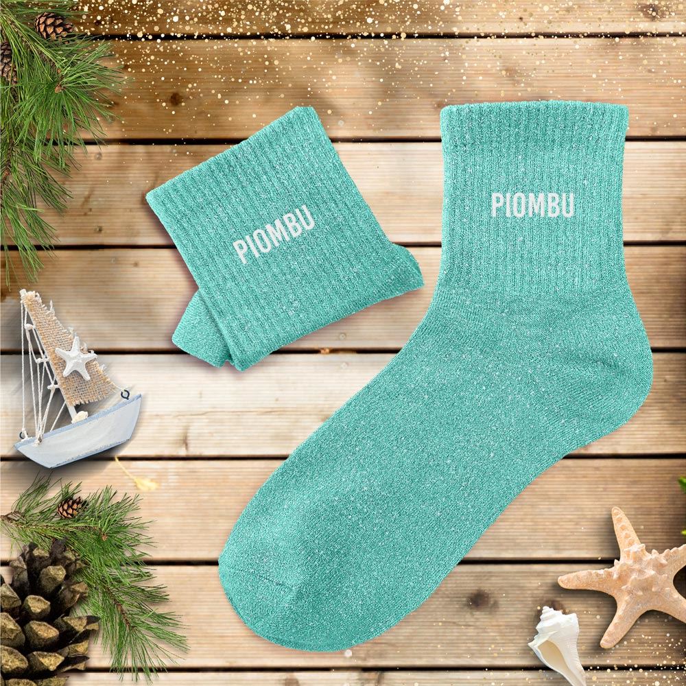Chaussettes paillettes corsica piombu