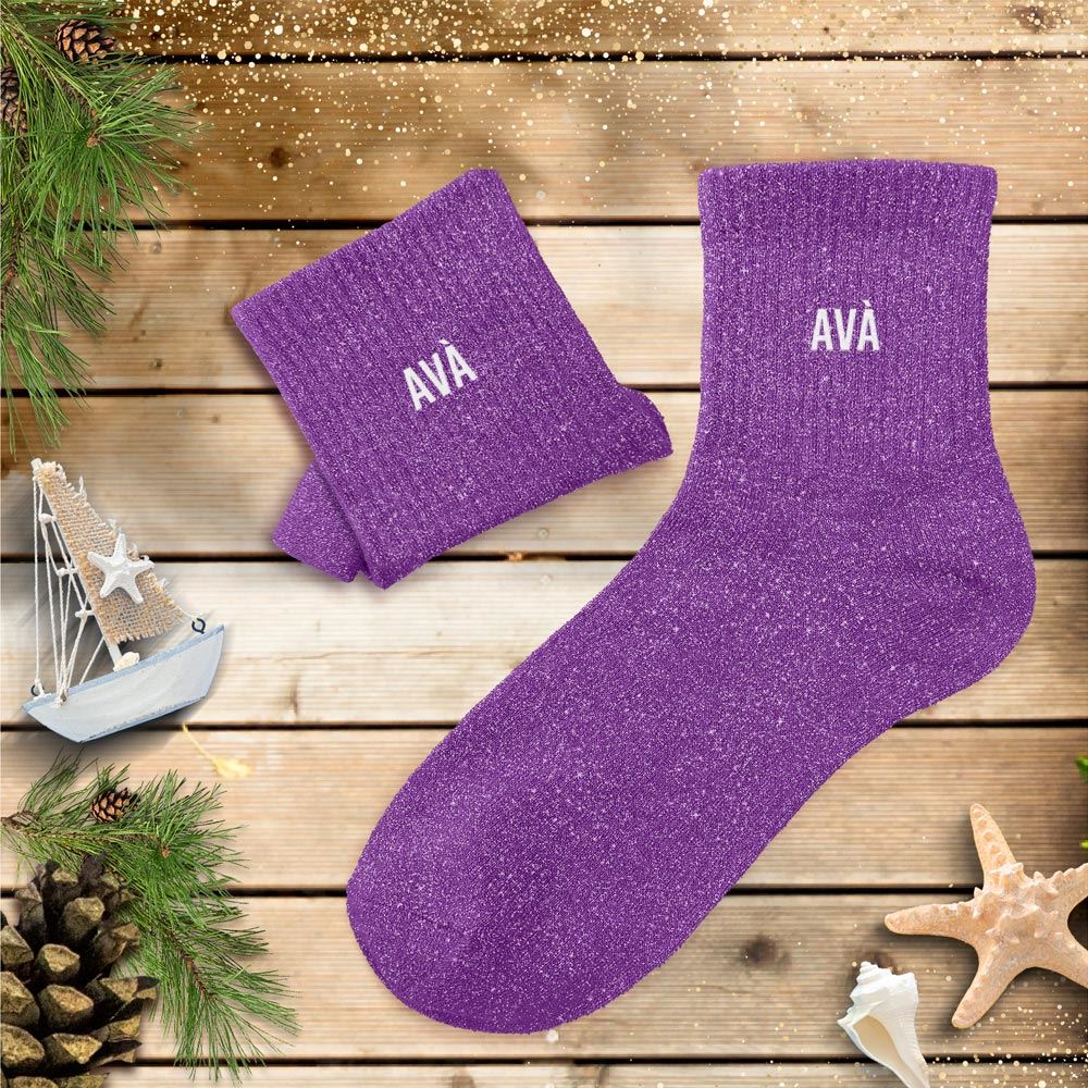 Chaussettes paillettes corsica ava
