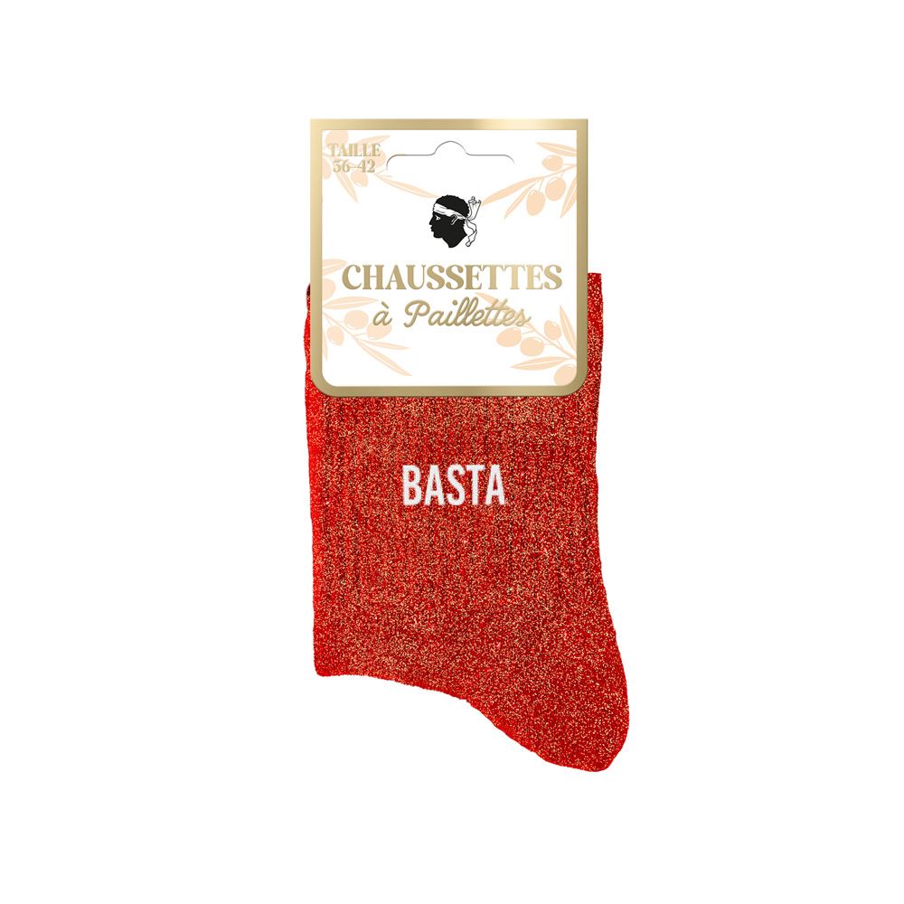 Chaussettes paillettes corsica basta