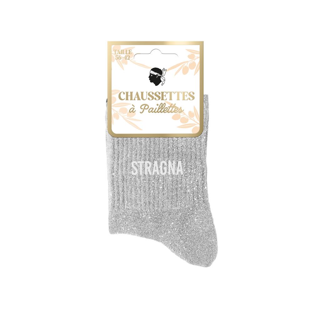 Chaussettes paillettes corsica stragna