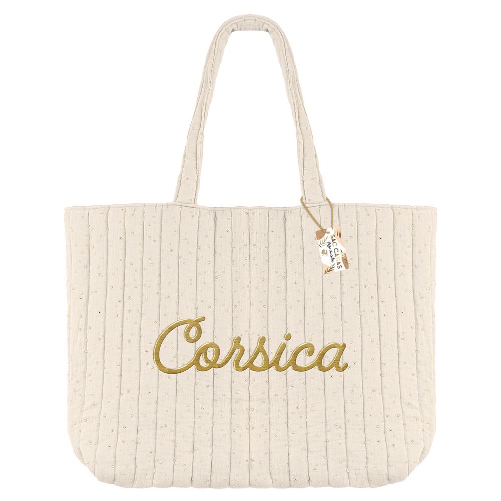 Sac gaze de coton corsica beige